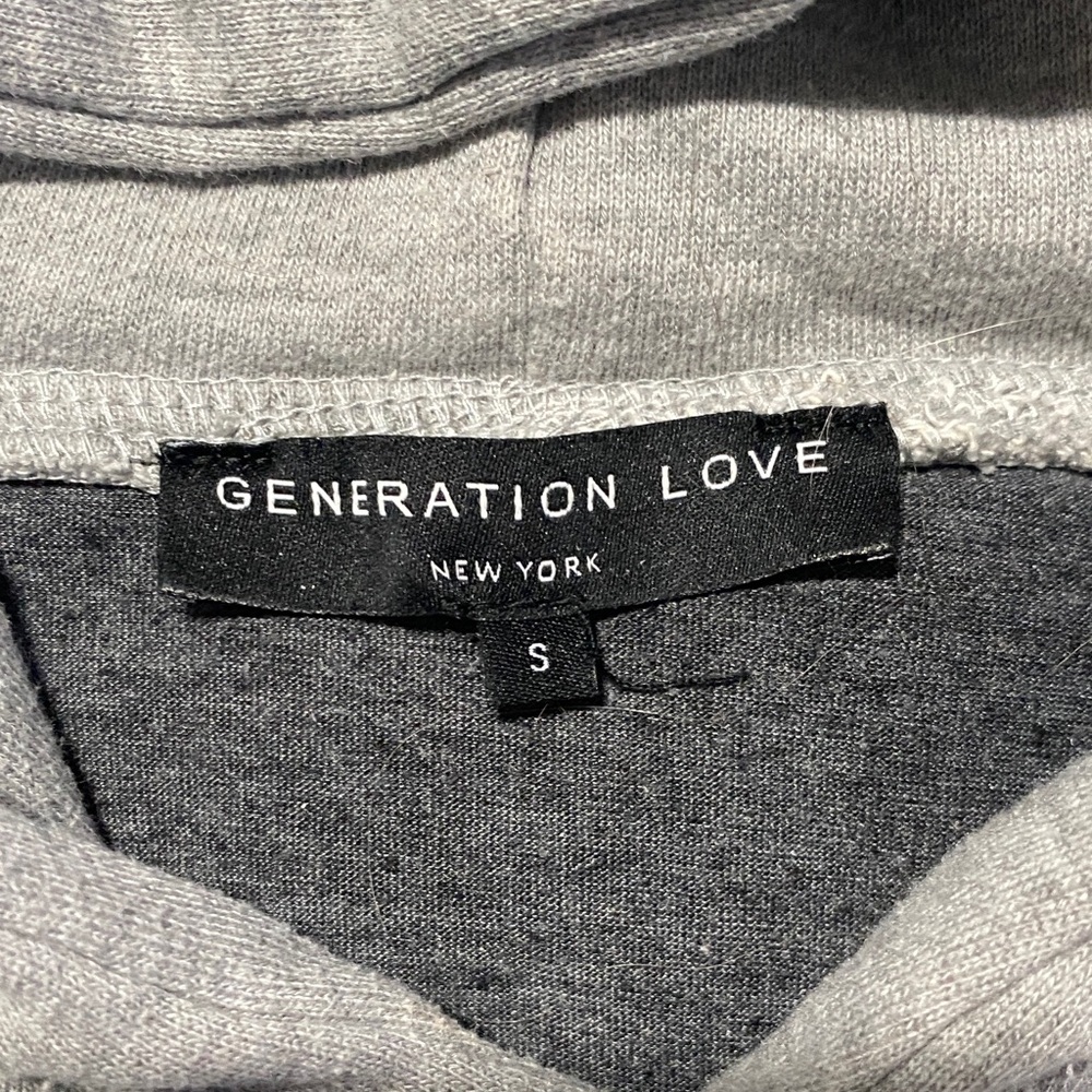 Generation Love Heather Gray Hoodie unisex - Picture 2 of 9